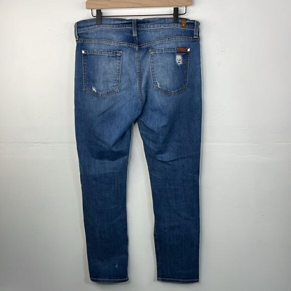 7 for all mankind the relaxed skinny distressed Jeans 30” - Picture 2 of 16